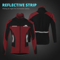 Rain proof sports fleece warm cycling coat