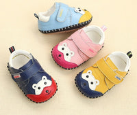 Male baby soft-soled step front shoes