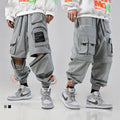 Workwear casual pants three-dimensional multi-pocket loose