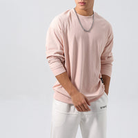 Mens Jacquard Striped Sports Hoodie With A Relaxed Fit And Dropped Shoulder Sleeves