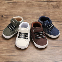 Baby Middle And High Top Soft Bottom Non-slip Casual Toddler Shoes