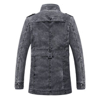 Men's Casual Stand Up Collar Korean Version PU Leather Jacket