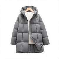 Women's Cloud Puff Fashion Hooded Thickened Thermal Coat