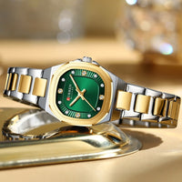 Business-Casual Womens Rhinestone Watch