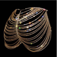 Super Flash Hollow Sexy Skirt Body Chain