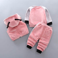 Fleece Thickening Boy Baby Suit Baby Boy Sweater Tide