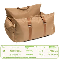Car Kennel Waterproof Non-slip Stain Resistant Removable Pet Bag
