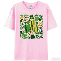 Lucky Clover Shirt Top Womens