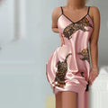 Women's Home Wear Thin Breathable Rayon-Like Nightdress
