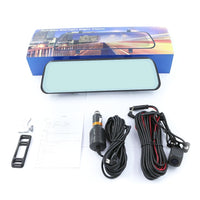 Streaming Media Rearview Mirror Tachograph 10-inch Full Screen Touch HD Night Vision Front And Rear Dual Lens Reversing Image