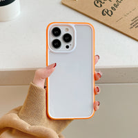 Simple Color Contrast Color Frame Mobile Phone Case