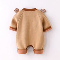 Infant Cotton Yarn Knitted Romper