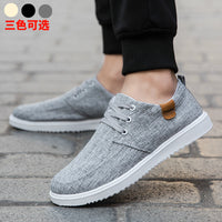 Men's Shoes Breathable Canvas Shoes Korean Style Trendy