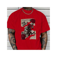 Cotton T-shirt Men's Summer Round Neck Short-sleeve