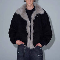 Niche Cool And Handsome Mountain Vulture Niche Retro Large Plush Cotton Jacket