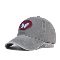 Hat Retro Washed Old Embroidered Peaked Cap