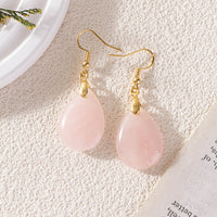 Cut Long Water Drop Earrings