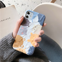 Compatible with Apple , Cute cartoon soft shell