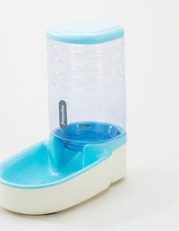 Pet dog automatic feeder microphone dog automatic drinking fountain