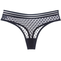 Transparent slim thong
