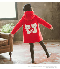 Web celebrity woolen coat