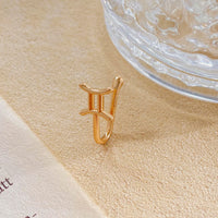 European And American 12 Constellation Piercing Free Nose Clip Ins Fashion