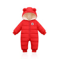 Padded down cotton suit