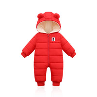 Padded down cotton suit