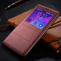 Smart cover for clamshell windows for Samsung note4