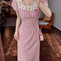 Compact Yet Stunning A One-of-a-kind, Beautifully Lacy Long Dress