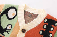 Boys sweater knitted cardigan suit