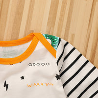 Autumn Pants Suit Yellow Pullover Thin Long-sleeved Three-piece Children's Wear