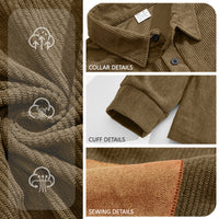 Men's Corduroy Loose Casual Long-sleeved Sweatshirt