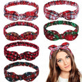 Christmas headband ladies elastic rabbit ears headband