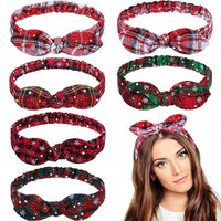Christmas headband ladies elastic rabbit ears headband
