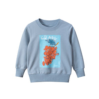 New Children's Terry Fruit Sweater With Long Sleeves