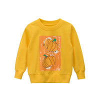 New Children's Terry Fruit Sweater With Long Sleeves