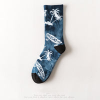 Men's Tube Socks Autumn And Winter Towel Bottom Skateboard Thickened Maple Tide Basketball Socks