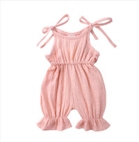 Baby Girl Clothes Romper Jumpsuit Halter Summer Outfit