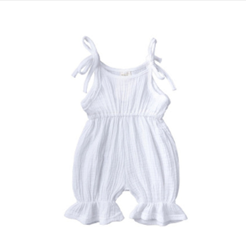 Baby Girl Clothes Romper Jumpsuit Halter Summer Outfit