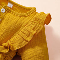 Spring and Autumn Long-Sleeved Romper For Babies and Children