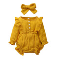 Spring and Autumn Long-Sleeved Romper For Babies and Children