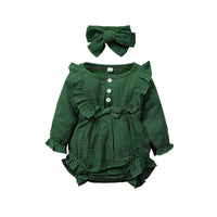 Spring and Autumn Long-Sleeved Romper For Babies and Children