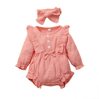 Spring and Autumn Long-Sleeved Romper For Babies and Children