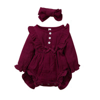 Spring and Autumn Long-Sleeved Romper For Babies and Children