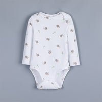 New Baby Solid Color Long-Sleeved Romper For Newborn Baby Fart Jumpsuit Cross-Border