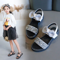 New Breathable Velcro Princess Girls Sandals