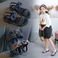 New Breathable Velcro Princess Girls Sandals