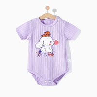 Boys And Girls Thin Short-Sleeved Romper Newborn Triangle Romper