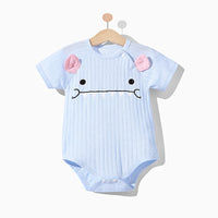 Boys And Girls Thin Short-Sleeved Romper Newborn Triangle Romper